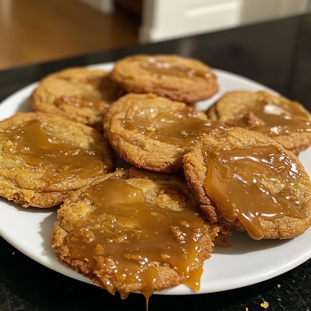 Cookies mit Karamell