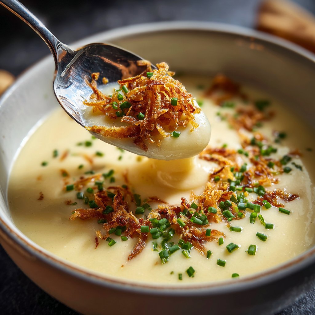 Blumenkohlsuppe fein püriert