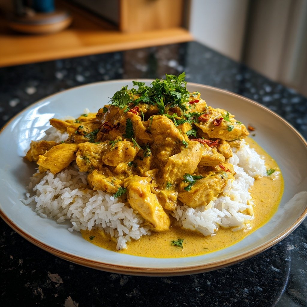 Kalorienarmes Hähnchen Curry