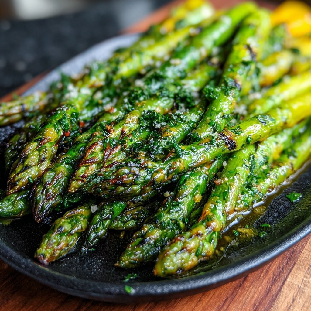 Gegrillter Spargel Mit Zitronen Öl