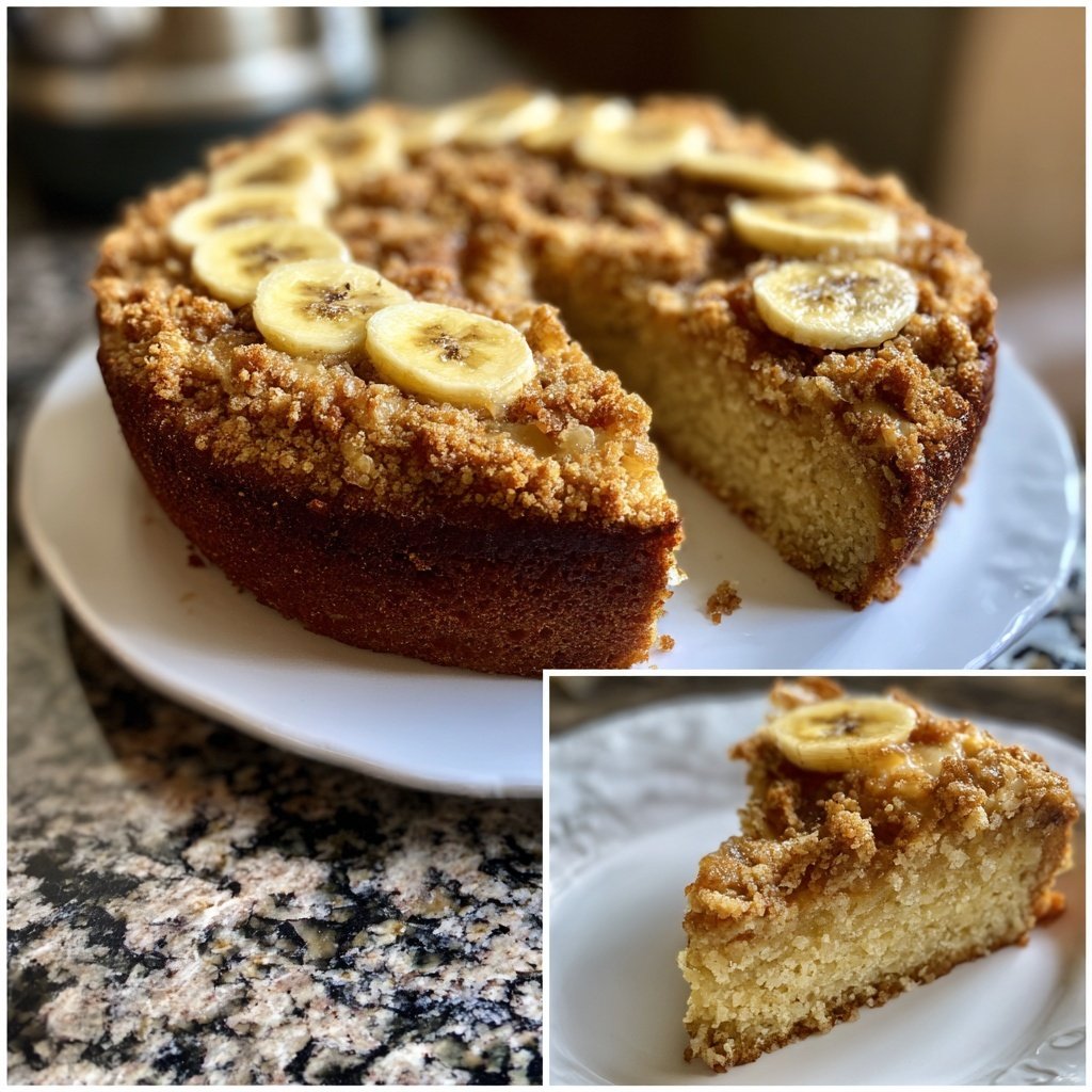 Bananenkuchen mit Streuseln