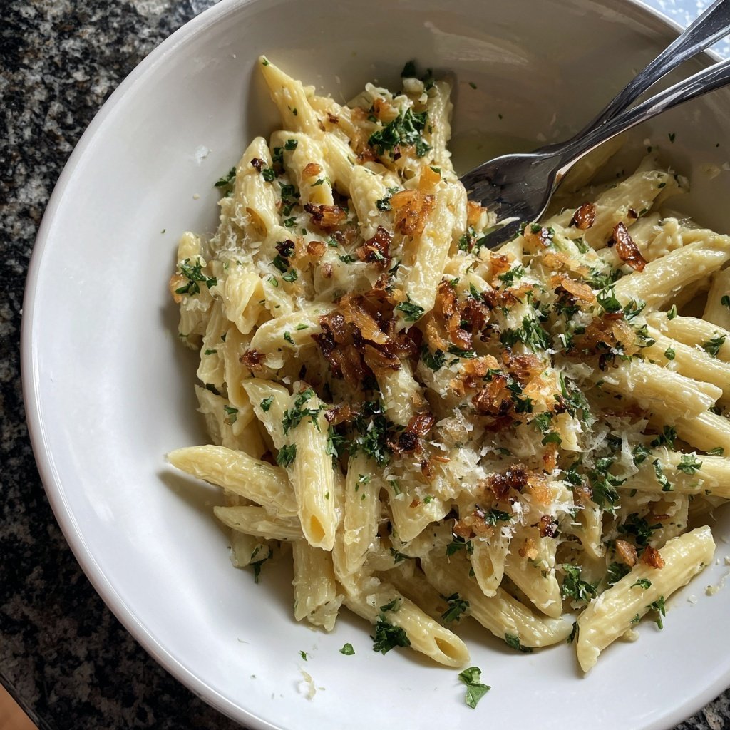 Schnell & Einfach 15-Minuten Knoblauchpasta