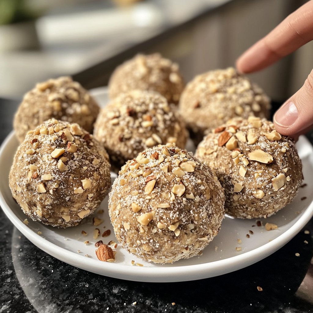 Protein Bällchen mit Proteinpulver