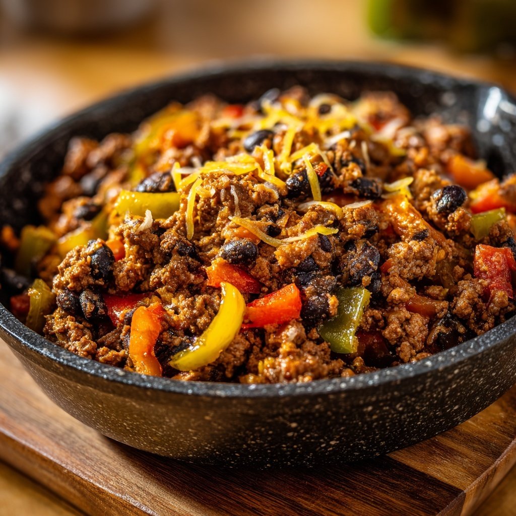 Hackfleisch Pfanne Tex Mex