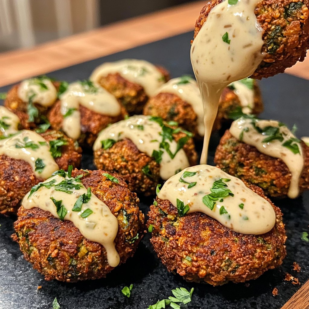 Falafel mit Tahini-Sauce