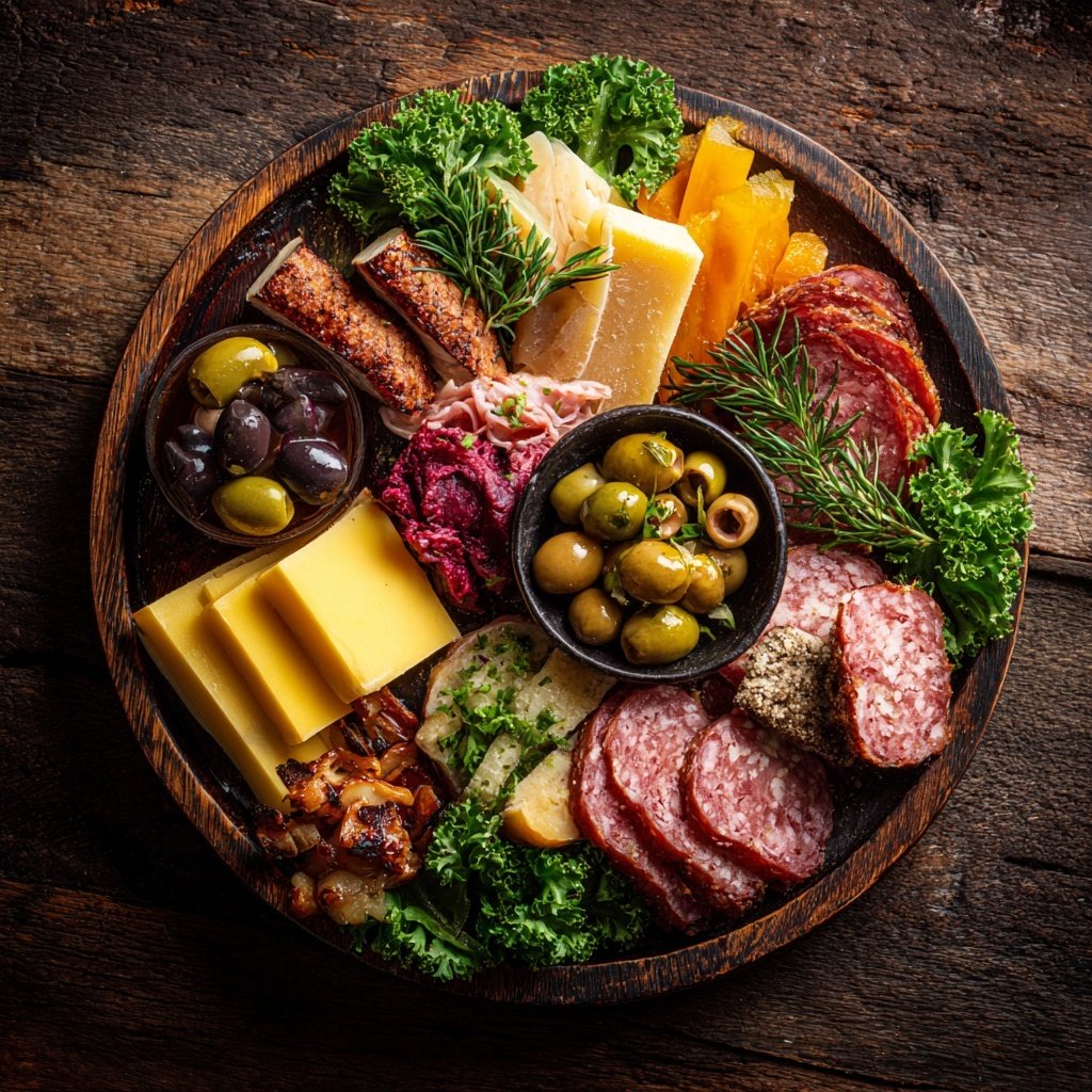 Antipasti-Platte für Paare