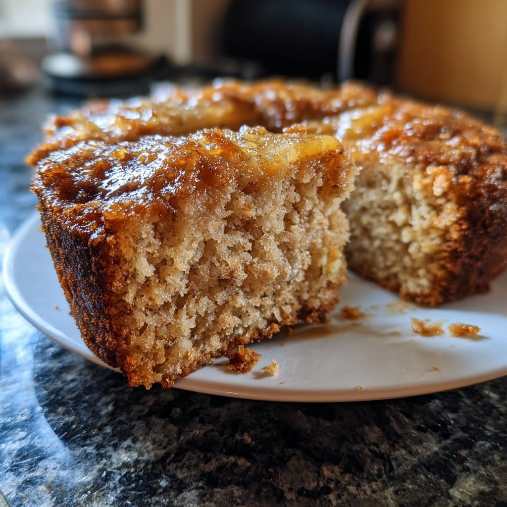 Bananenkuchen mit Joghurt und Honig