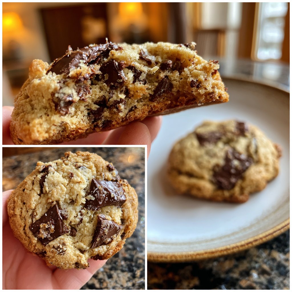 Cookies mit Schokolade und Banane