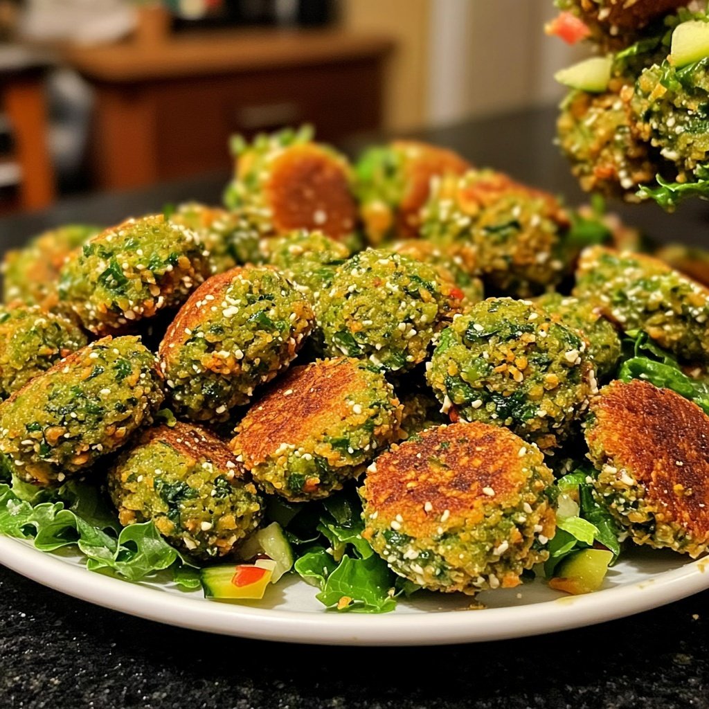 Falafel auf Salat